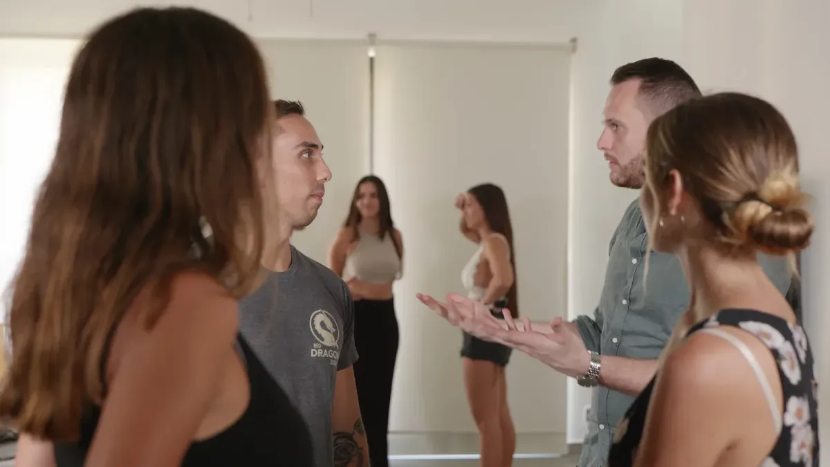 David teaching a student