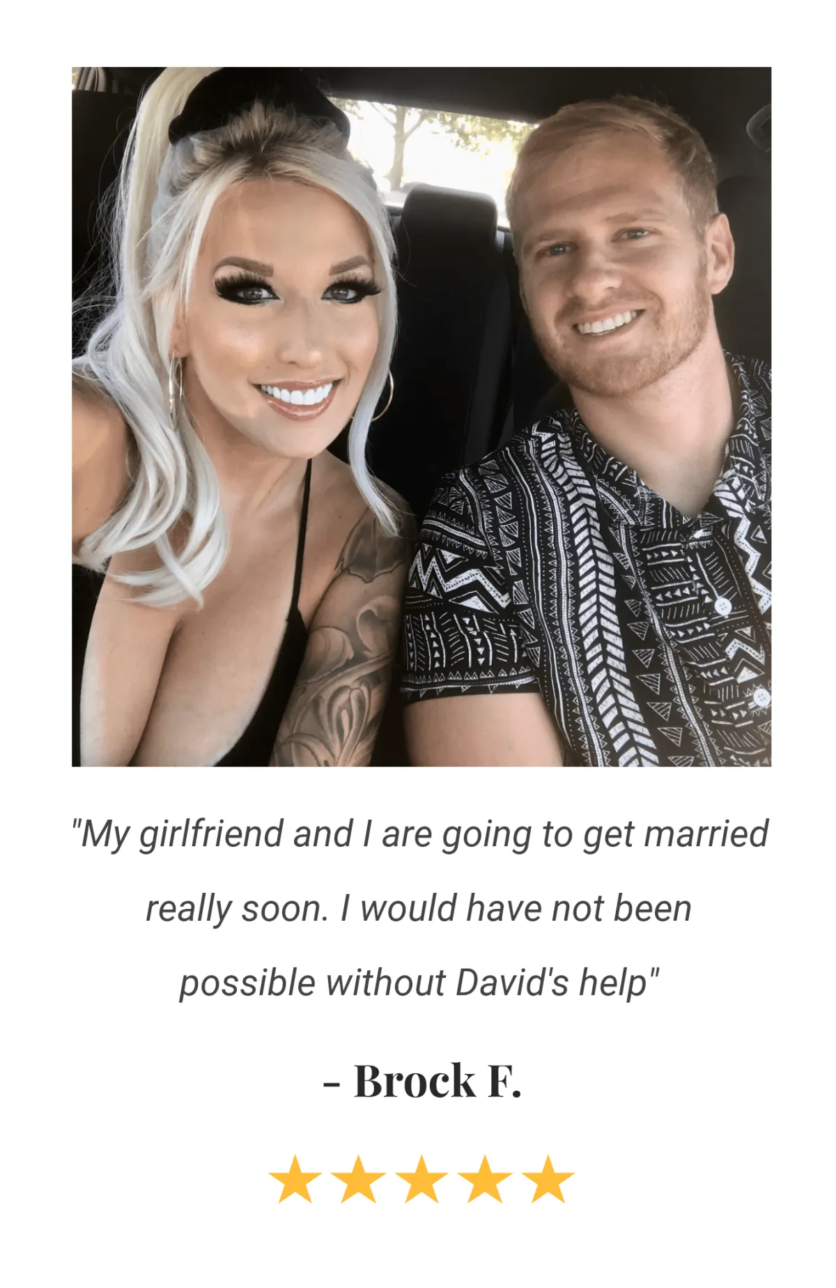 Brock F Testimonial